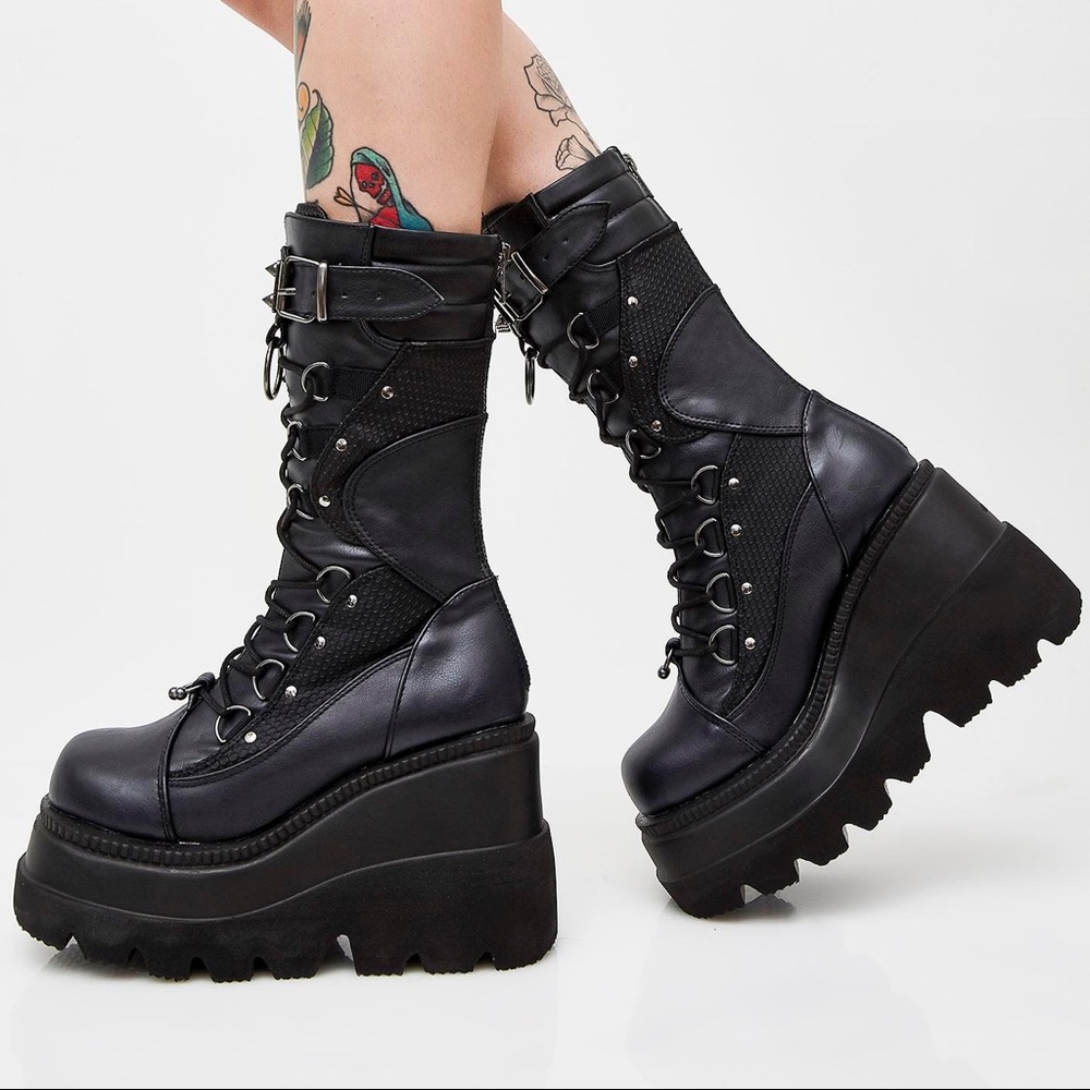 Dolls Kill Demonia platform boots